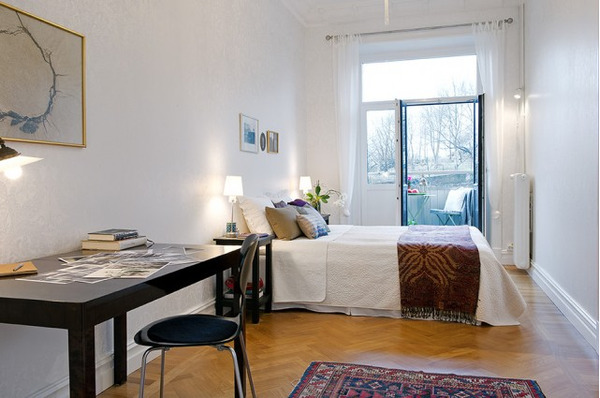 公寓 白色图片来自tukumajia在阳光温馨 93平米的白色精致公寓的分享