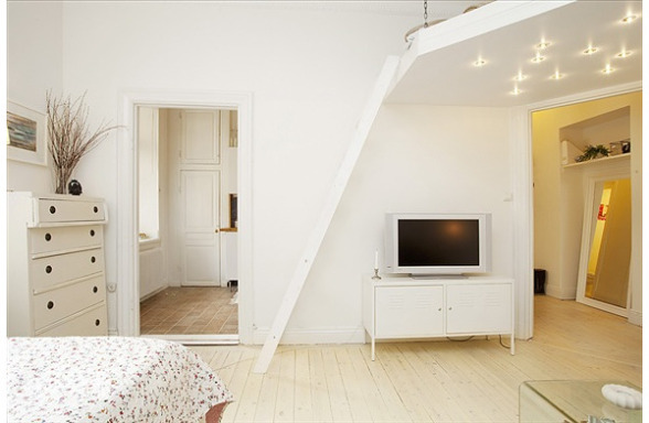 公寓 白色图片来自tukumajia在设计创造品质生活 38平方白色极简公寓的分享