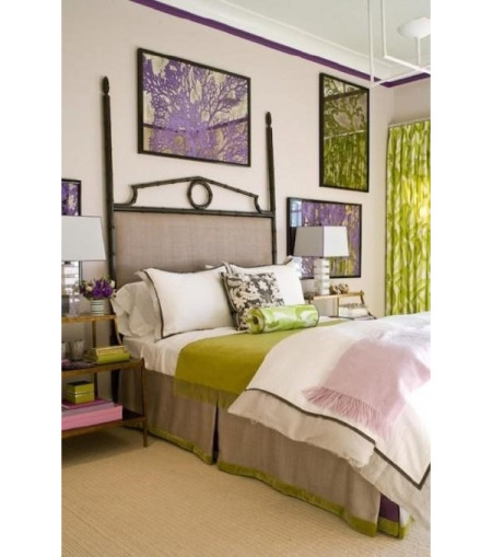 绿色图片来自tukumajia在10个绿色调卧室案例 让居室春意怏然的分享