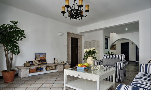 地中海 白色图片来自tukumajia在蓝白色经典地中海 清新舒适室内设计的分享