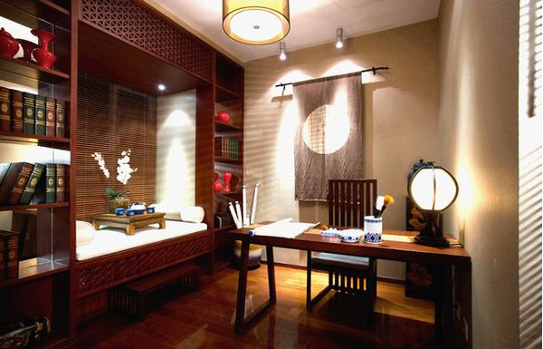 三居 中式图片来自tukumajia在怡景江南中式风格127.96平米三居室的分享