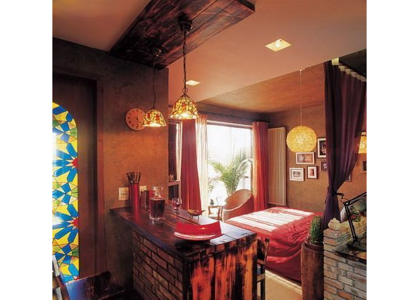 东南亚 红色图片来自tukumajia在红色东南亚舒适雅致居所室内设计的分享