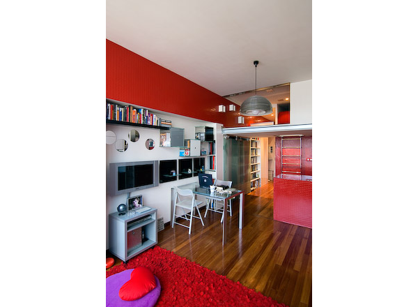 公寓 红色图片来自tukumajia在热情的红色小公寓 时尚创意的分享