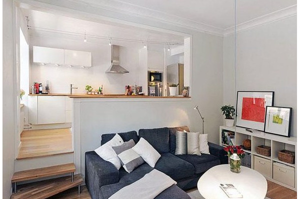 公寓 北欧图片来自tukumajia在拥有复古细节的60平米北欧风格小公寓的分享