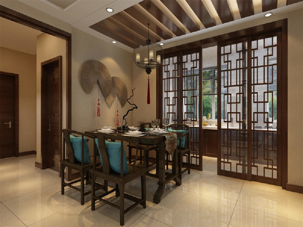 三居 中式图片来自tukumajia在联投龙湾中式风格137.13平米三居室的分享