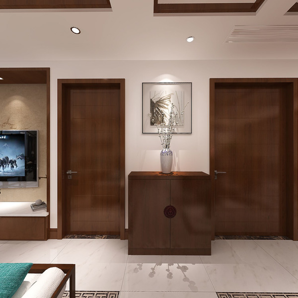 三居 中式图片来自tukumajia在帝奥世伦名郡中式风格128平米三居室的分享