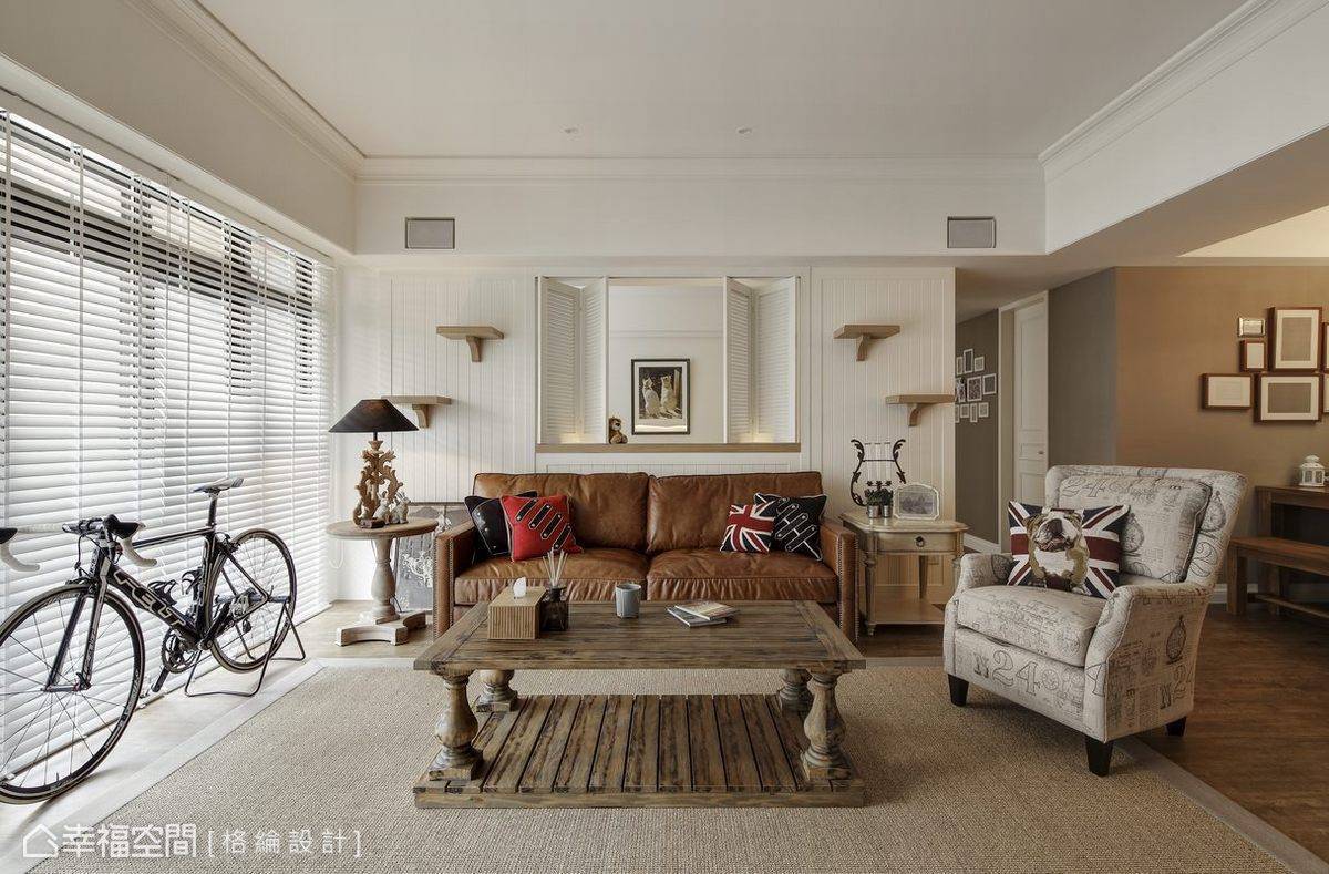 美式 客厅图片来自tukumajia在178方美式三居的分享