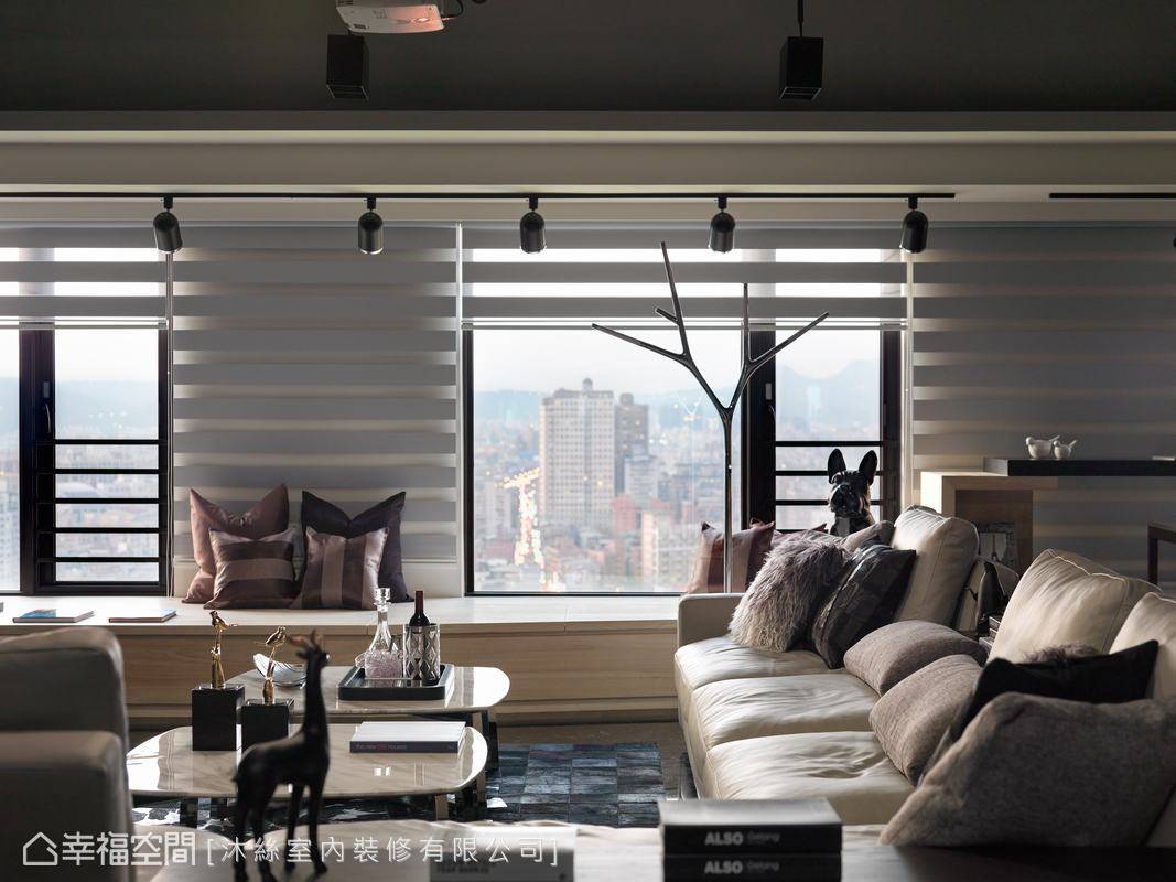 现代 角落 简约 客厅图片来自tukumajia在160方现代简约两居的分享