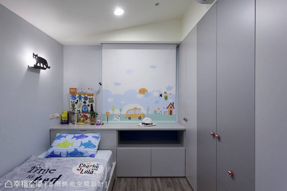儿童房图片来自tukumajia在132方简约四居室的分享