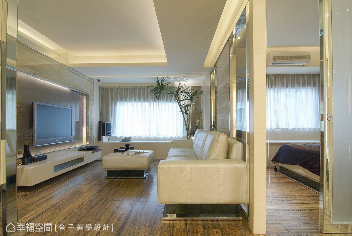 现代 简约 客厅图片来自tukumajia在66方现代简约两居的分享