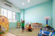 
                                    小孩的游戏房以简约、不过度装饰為主要特色，漆上tiffany绿的墙面，创造梦幻色彩。