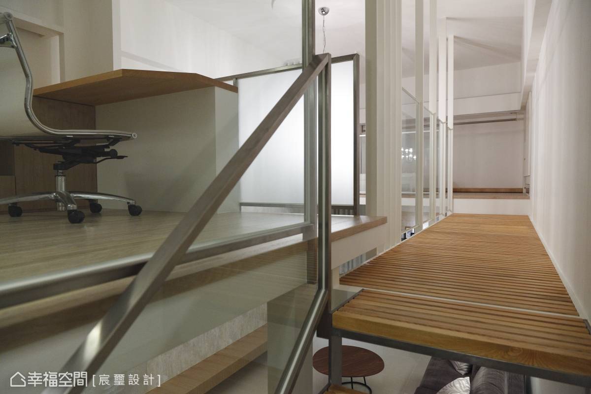 现代 简约 走廊图片来自tukumajia在125方现代简约一居的分享