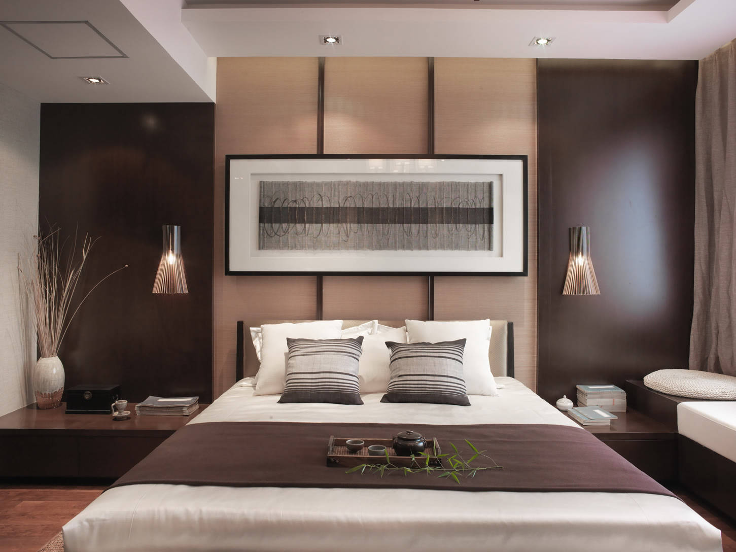 卧室 中式 主卧图片来自tukumajia在160方中式三居的分享