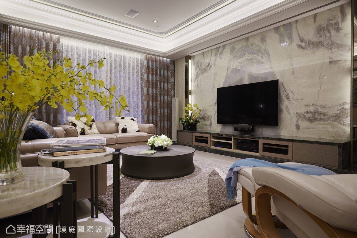 清新 欧式 客厅图片来自tukumajia在231方欧式二居的分享
