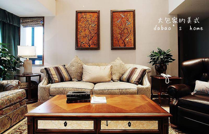 客厅图片来自tukumajia在260平美式复式六居的分享