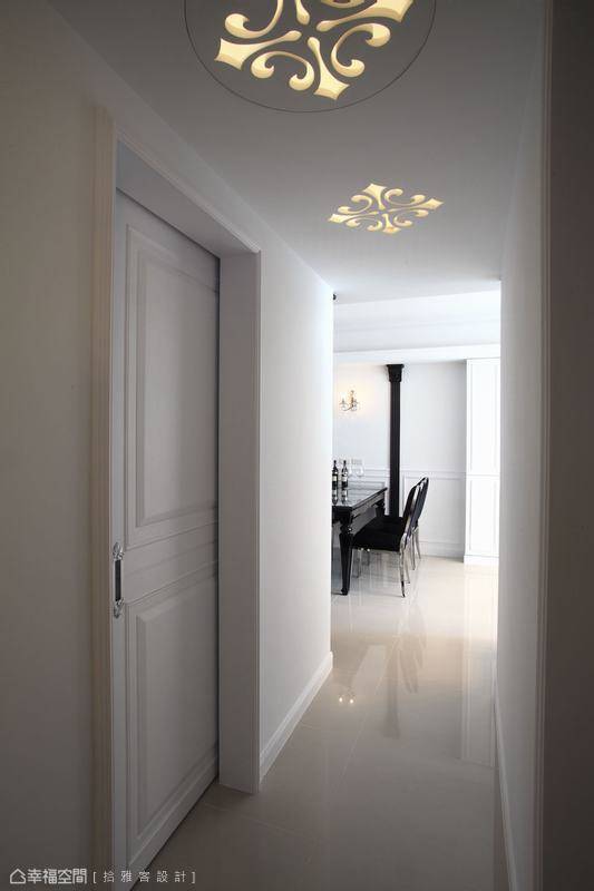 卧室 欧式 走廊图片来自tukumajia在125方欧式三居的分享