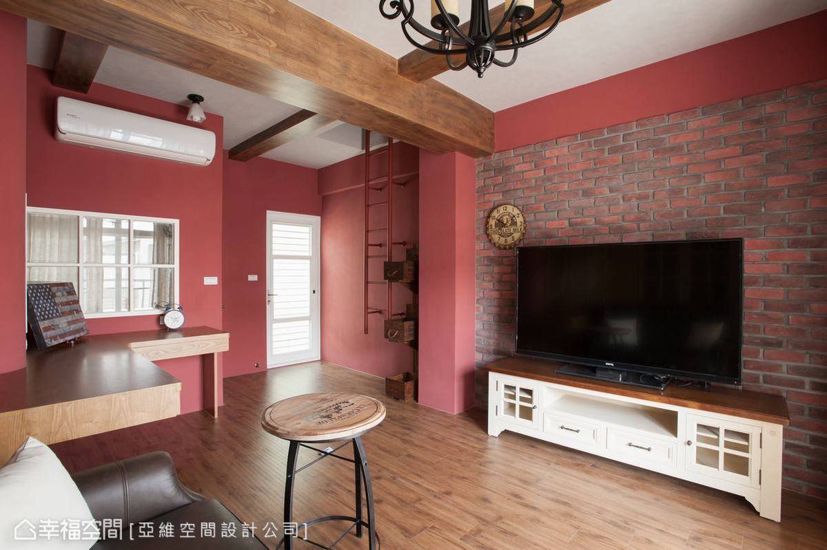 清新 美式 客厅图片来自tukumajia在238方美式复式的分享