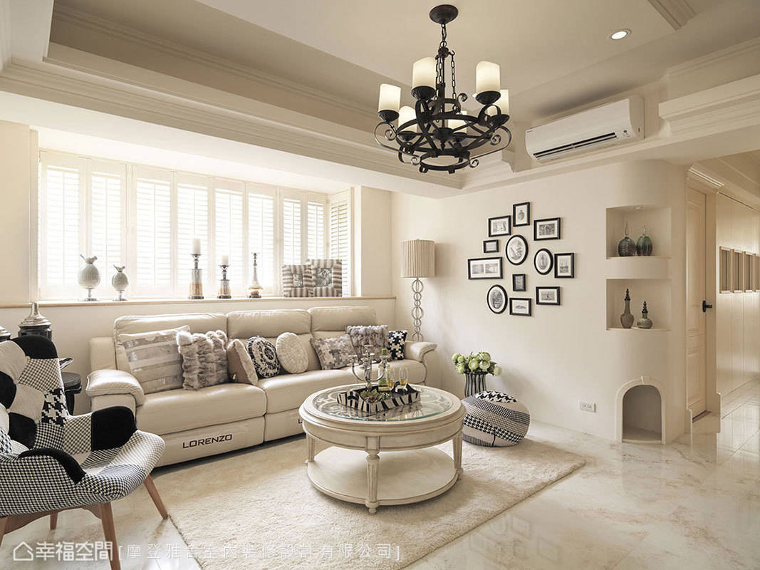 现代 美式 温暖 客厅图片来自tukumajia在116方美式三居的分享