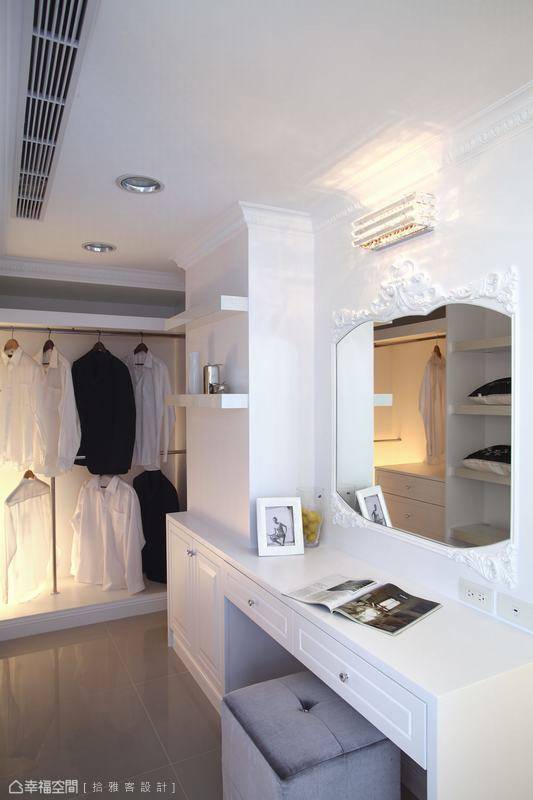 客厅 欧式 步入式衣柜图片来自tukumajia在125方欧式三居的分享