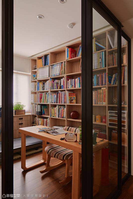 书房 美式图片来自tukumajia在116方美式三居的分享