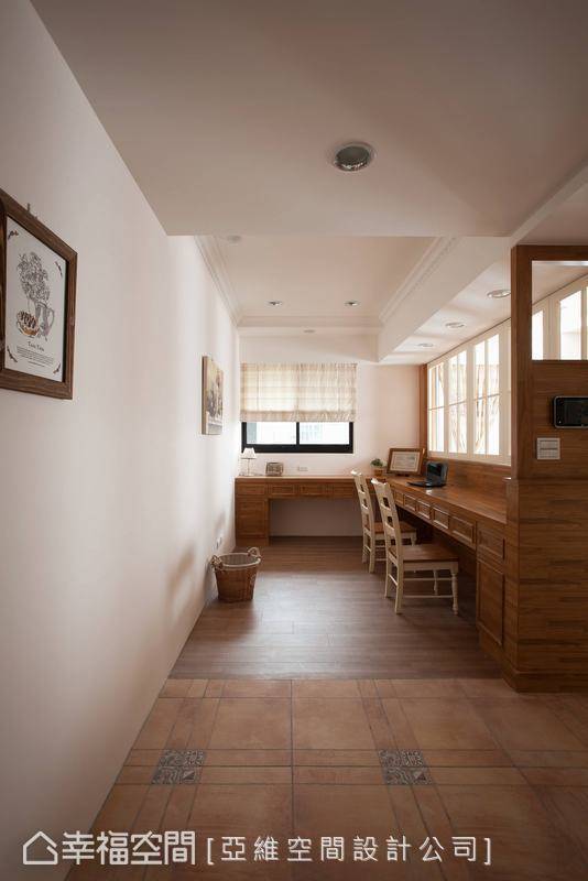 书房 美式 实木图片来自tukumajia在135方美式乡村三居的分享