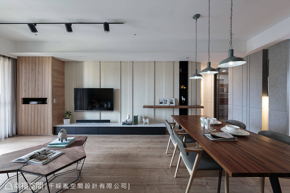 现代 简约 温暖 客厅图片来自tukumajia在132方现代简约三居的分享