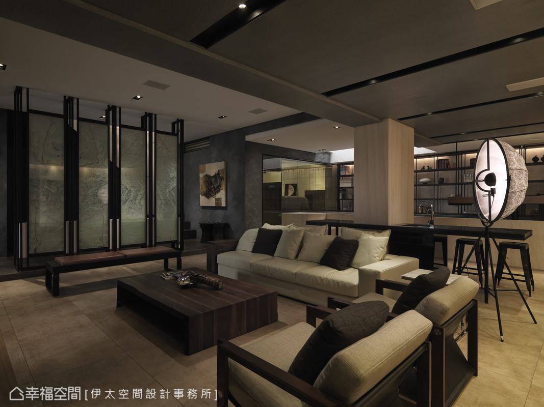 中式 客厅图片来自tukumajia在198方新中式两居的分享