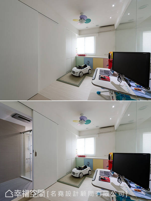 多功能室图片来自tukumajia在172方混搭复式的分享