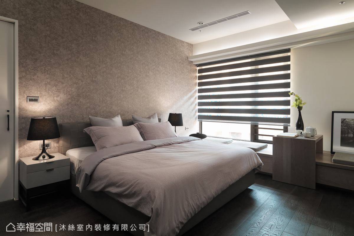 卧室 现代 简约 主卧图片来自tukumajia在160方现代简约两居的分享