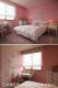 
                                    粉红色底墙搭配白色家具与床组，营造满屋女孩风浪漫。