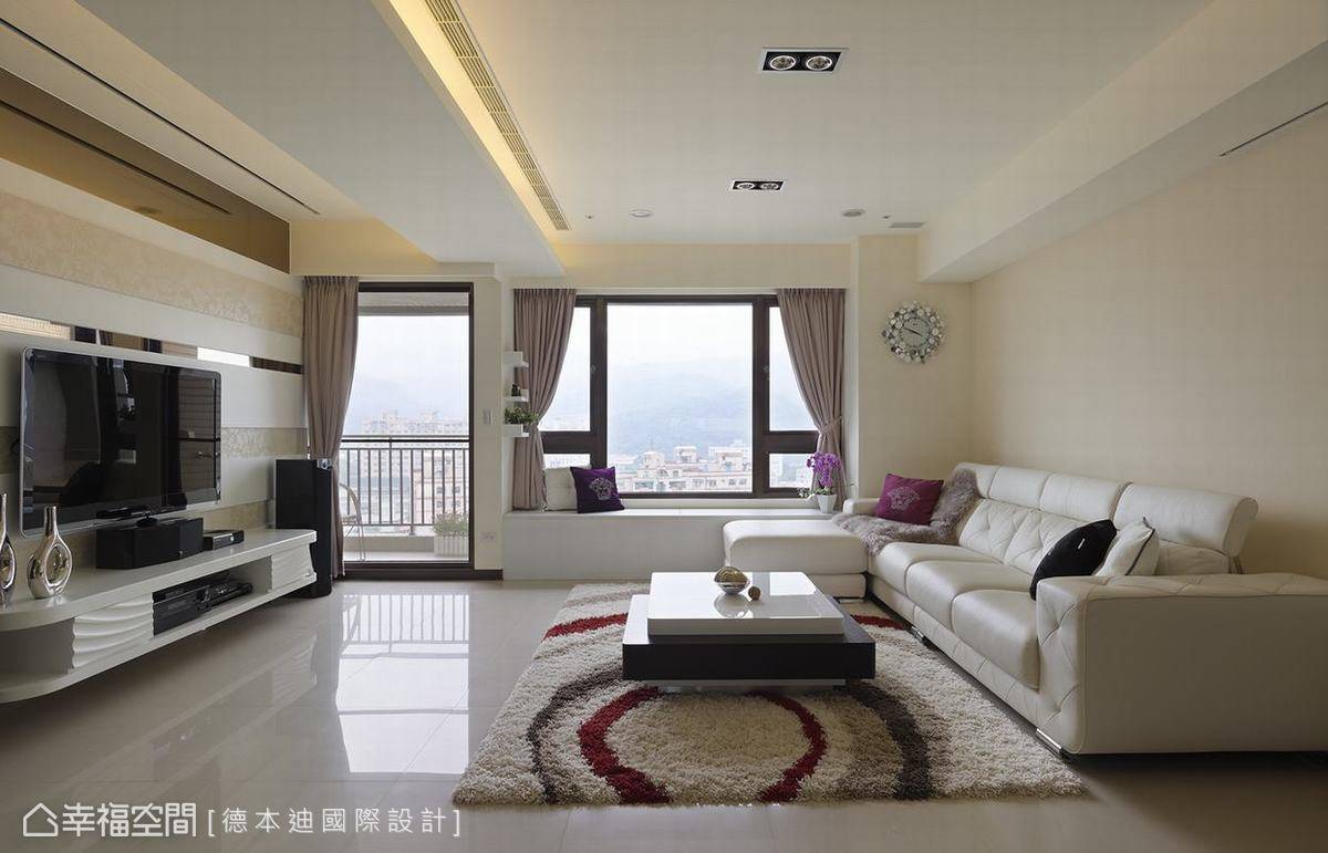 客厅图片来自tukumajia在106方混搭三居的分享