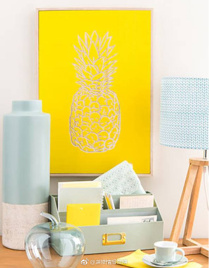 图片来自美家居在夏天迷人的家居装饰－柠檬薄荷度夏凉方的分享