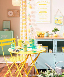 图片来自美家居在夏天迷人的家居装饰－柠檬薄荷度夏凉方的分享