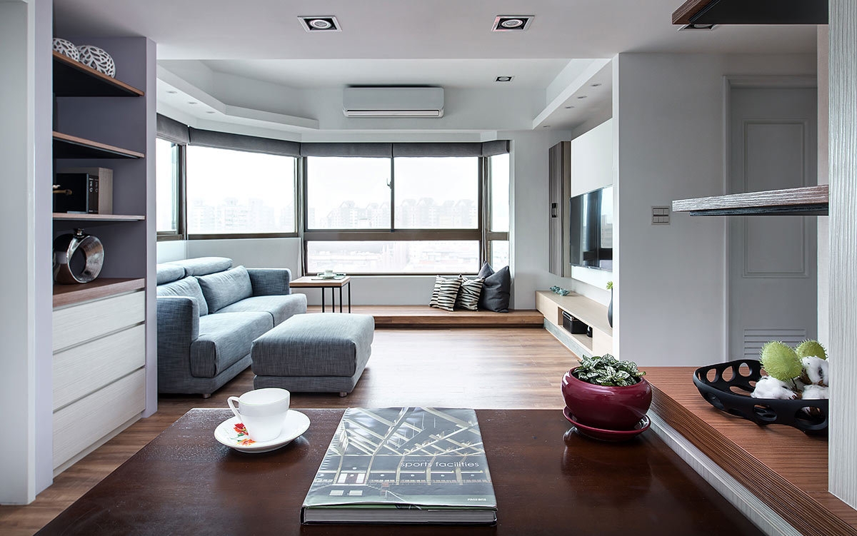 广延空间设计以半开放格局让视线无限延伸,即使在书房也能享有充足