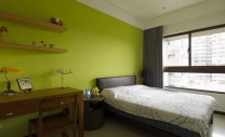 主卧室图片来自游杰腾在清透纯净 舒适家空间_现代风_82 平客厅、餐厅、厨房、主卧室、次卧室、卫浴的分享