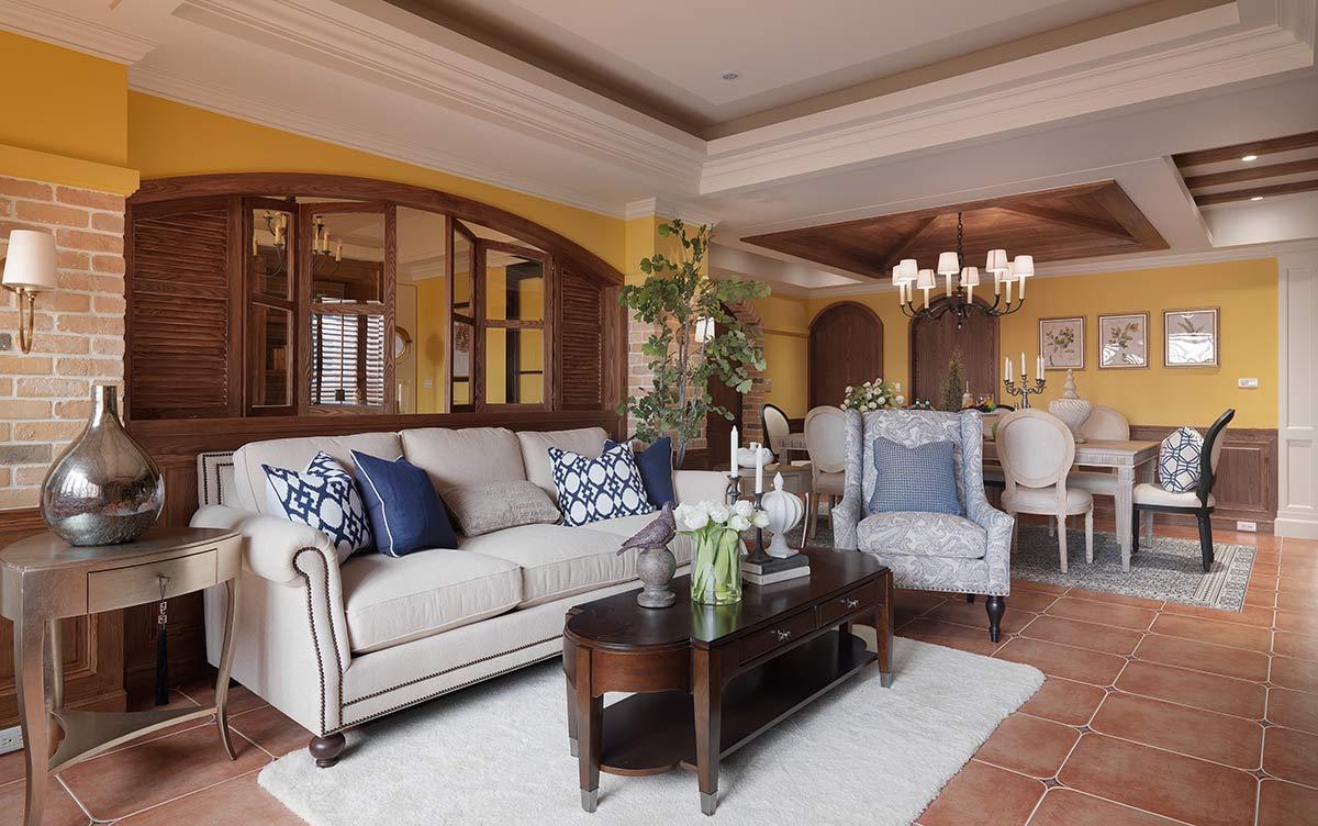 粉丝愿望 爱在南欧与峇里岛_异国风_198 平1f:客厅,餐厅,厨房,小孩房x