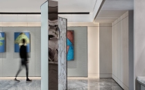 艺廊展示图片来自周彦如在时艺风华精品质感_现代风_69 平（231平方公尺）艺术展演互动区、宴客区、会客区、艺术展示区的分享